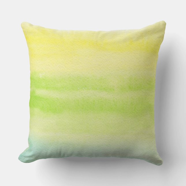 Abstract watercolor hand painted background 2 cushion (Front)