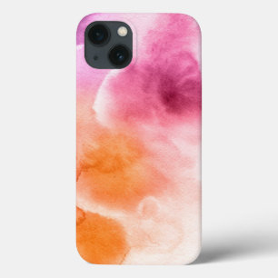 Abstract watercolor hand painted background 3 2 iPhone 13 case