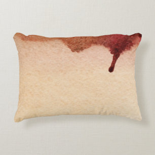 Abstract watercolor hand painted background 3 2 decorative cushion