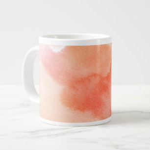 Abstract watercolor hand painted background 3 large coffee mug