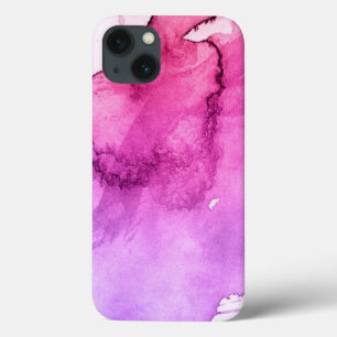 Abstract watercolor hand painted background 5 iPhone 13 case