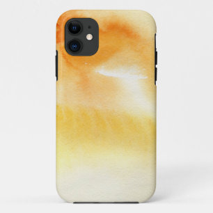 Abstract watercolor hand painted background 5 iPhone 11 case