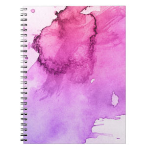 Abstract watercolor hand painted background 5 notebook