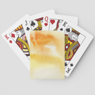 Abstract watercolor hand painted background 5 playing cards