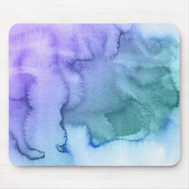 Abstract watercolor hand painted background 6 mouse pad (Front)