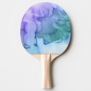 Abstract watercolor hand painted background 6 ping pong paddle