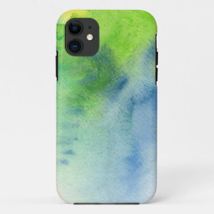 Abstract watercolor hand painted background 8 iPhone 11 case