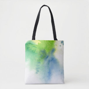 Abstract watercolor hand painted background 8 tote bag