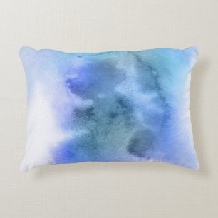 Abstract watercolor hand painted background 9 decorative cushion