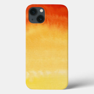 Abstract watercolor hand painted background. iPhone 13 case