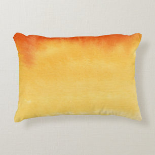 Abstract watercolor hand painted background. decorative cushion