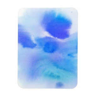 Abstract watercolor hand painted background. magnet