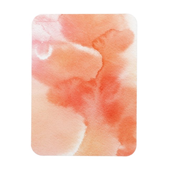 Abstract watercolor hand painted background magnet (Vertical)
