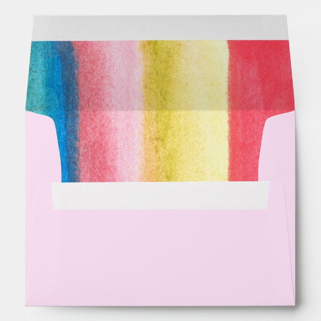 abstract watercolor hand painted envelopes (Back (Bottom))