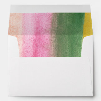 abstract watercolor hand painted envelopes