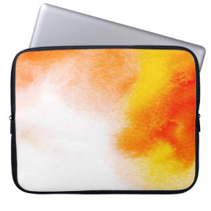Abstract watercolor luxury fluid art painting. han laptop sleeve