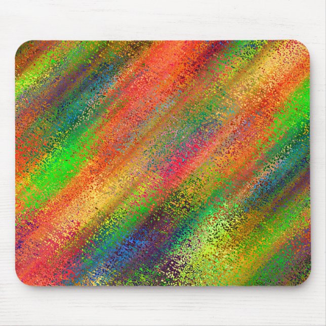Abstract Watercolor Mouse Pad (Front)