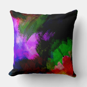 Abstract watercolor paint 2 cushion