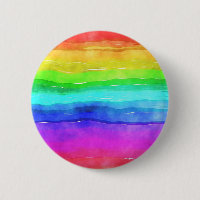 Abstract Watercolor Painted Stripes Rainbow