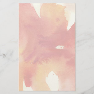 Abstract watercolor paintings stationery