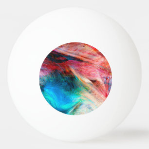 Abstract Watercolor Ping Pong Ball