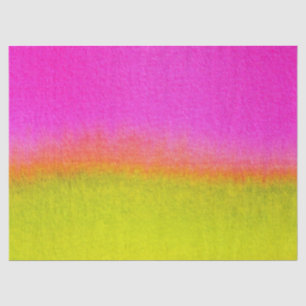 Abstract Watercolor Pink Orange Green Tissue Paper