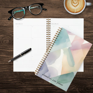 Abstract Watercolor Planner