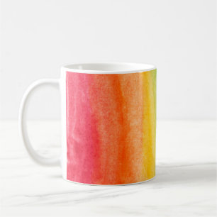 Abstract watercolor rainbow colors backgroundbackg coffee mug
