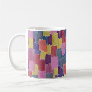 Abstract watercolor: seamless splash background. coffee mug