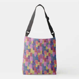 Abstract watercolor: seamless splash background. crossbody bag