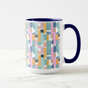Abstract Watercolor Shape Pattern Mug