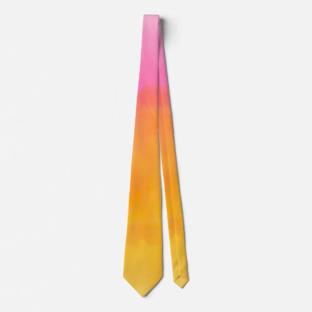 Abstract Watercolor Soft Background Tie (Front)