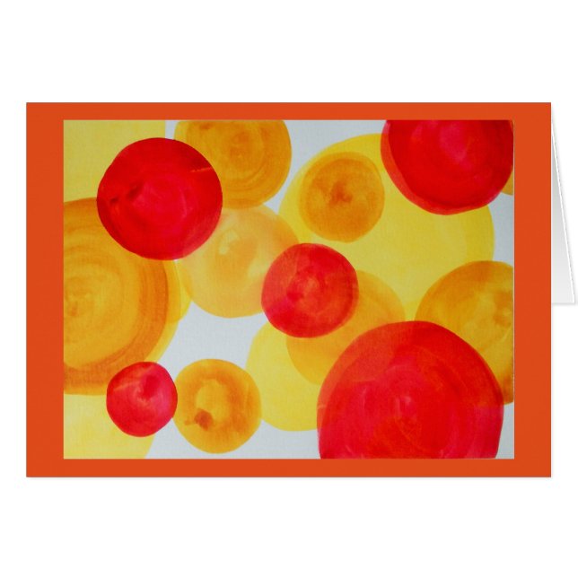 Abstract watercolor spheres (Front Horizontal)