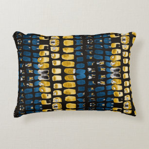 Abstract Watercolor Spots: Creative Seamless Decorative Cushion