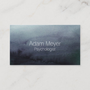 Abstract Watercolor Texture Classy Business Card