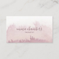 Abstract Watercolor Therapist Counsellor Dusky Ros