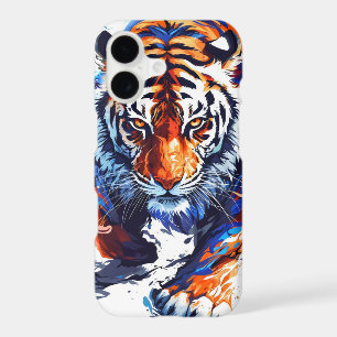 Abstract Watercolor Tiger