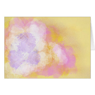 Abstract Watercolors - Orange Background