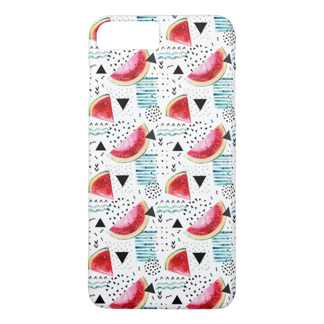 Abstract Watermelon Pattern Case-Mate iPhone Case (Back)
