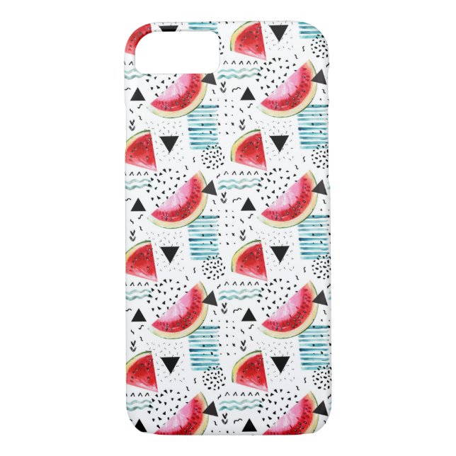 Abstract Watermelon Pattern Case-Mate iPhone Case (Back)