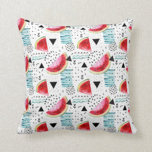 Abstract Watermelon Pattern Cushion
