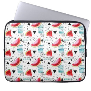 Abstract Watermelon Pattern Laptop Sleeve