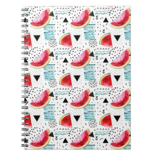 Abstract Watermelon Pattern Notebook