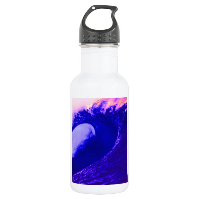 Abstract Wave 532 Ml Water Bottle (Front)