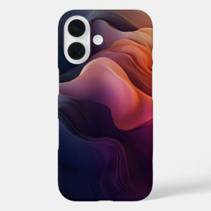 Abstract Wave Colourful iPhone 16 Case