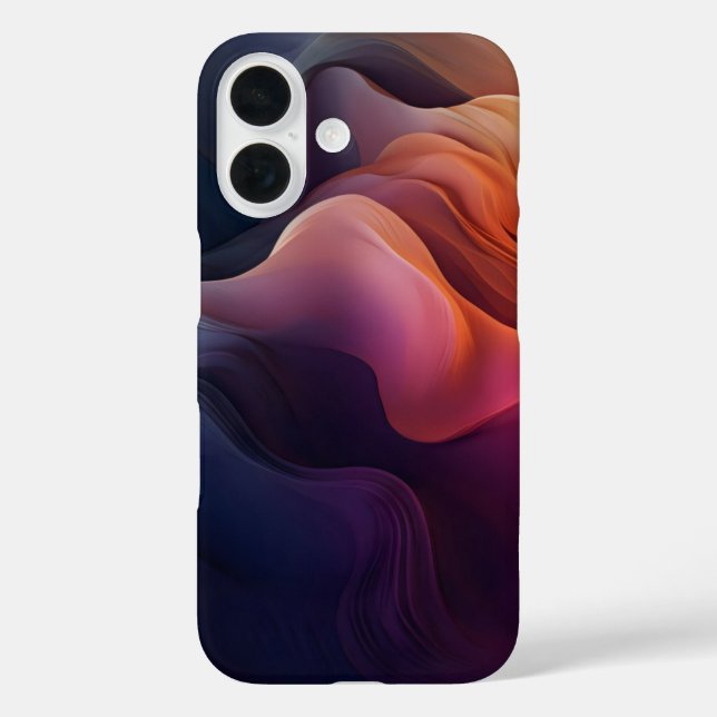 Abstract Wave Colourful Case-Mate iPhone Case (Back)
