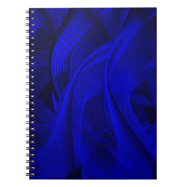 Abstract wave lines notebook (Front)