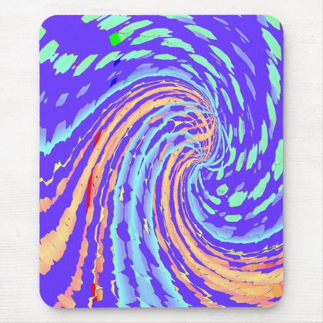 Abstract Wave Mousepad (Front)