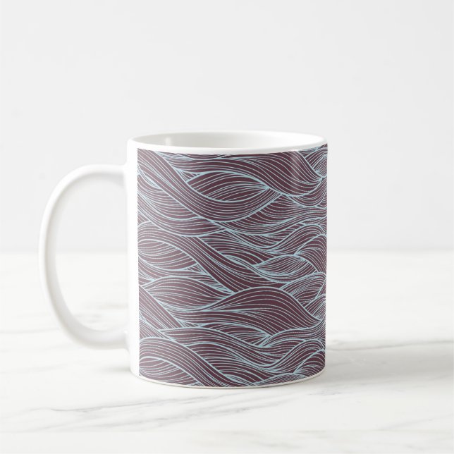 Abstract Wave pattern Coffee Mug (Left)