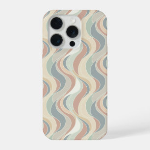 Abstract Wave Pattern iPhone 15 Pro Case